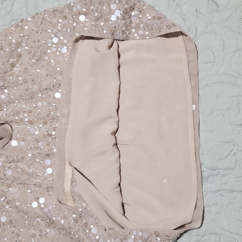 ANN TAYLOR PetiteMixed Sequín Mini Skirt Size S. - Picture 6 of 13